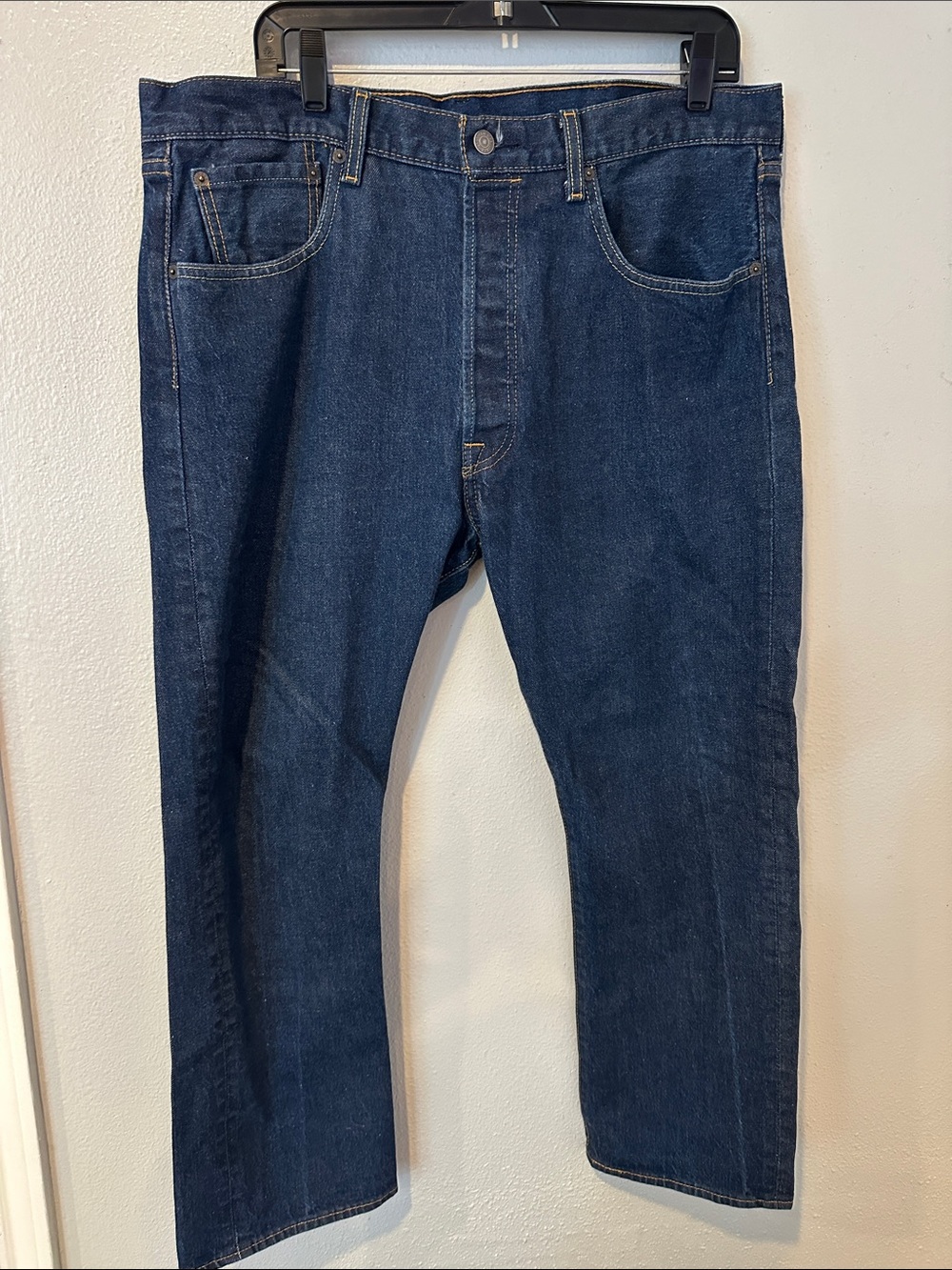 Levi’s 501 Original Fit Men’s Jeans W38 L30 Button Fly Denim
